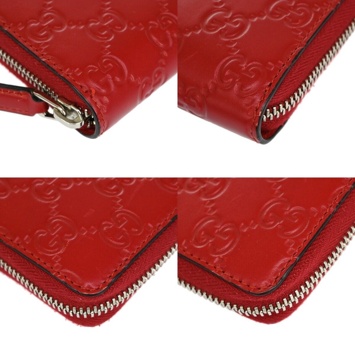 Gucci ssima Red Leather Wallet (Pre-Owned) Size ONE SIZE - 5 Thumbnail