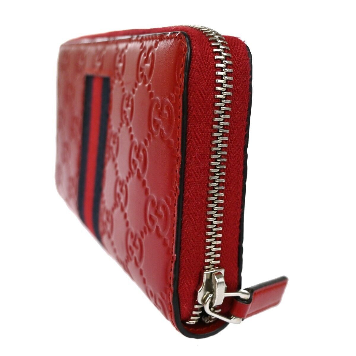 Gucci ssima Red Leather Wallet (Pre-Owned) Size ONE SIZE - 3 Thumbnail