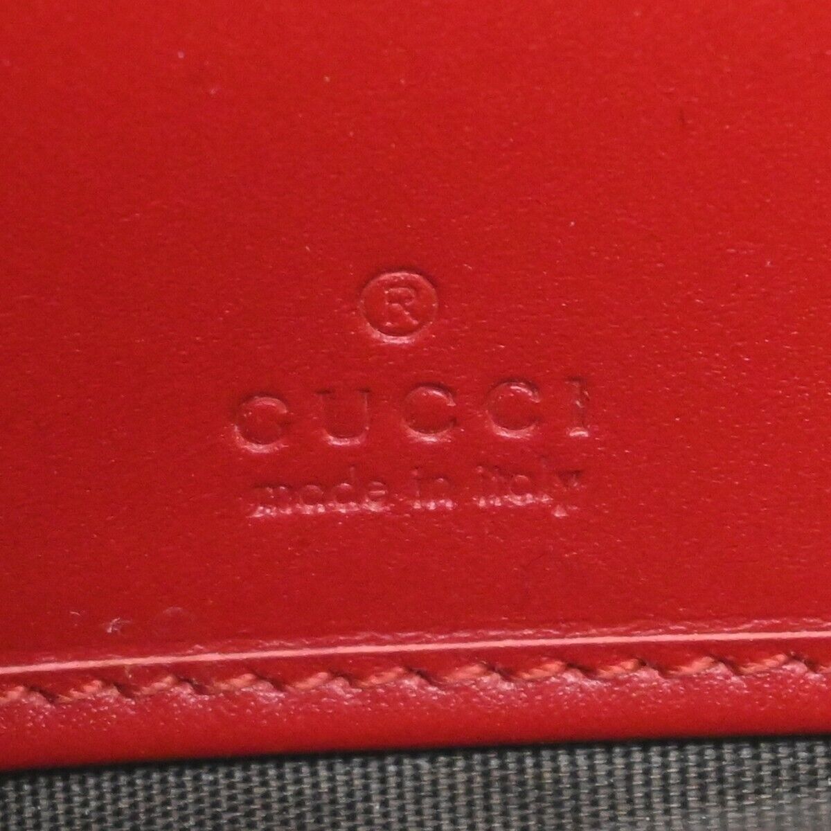 Gucci ssima Red Leather Wallet (Pre-Owned) Size ONE SIZE - 10 Thumbnail
