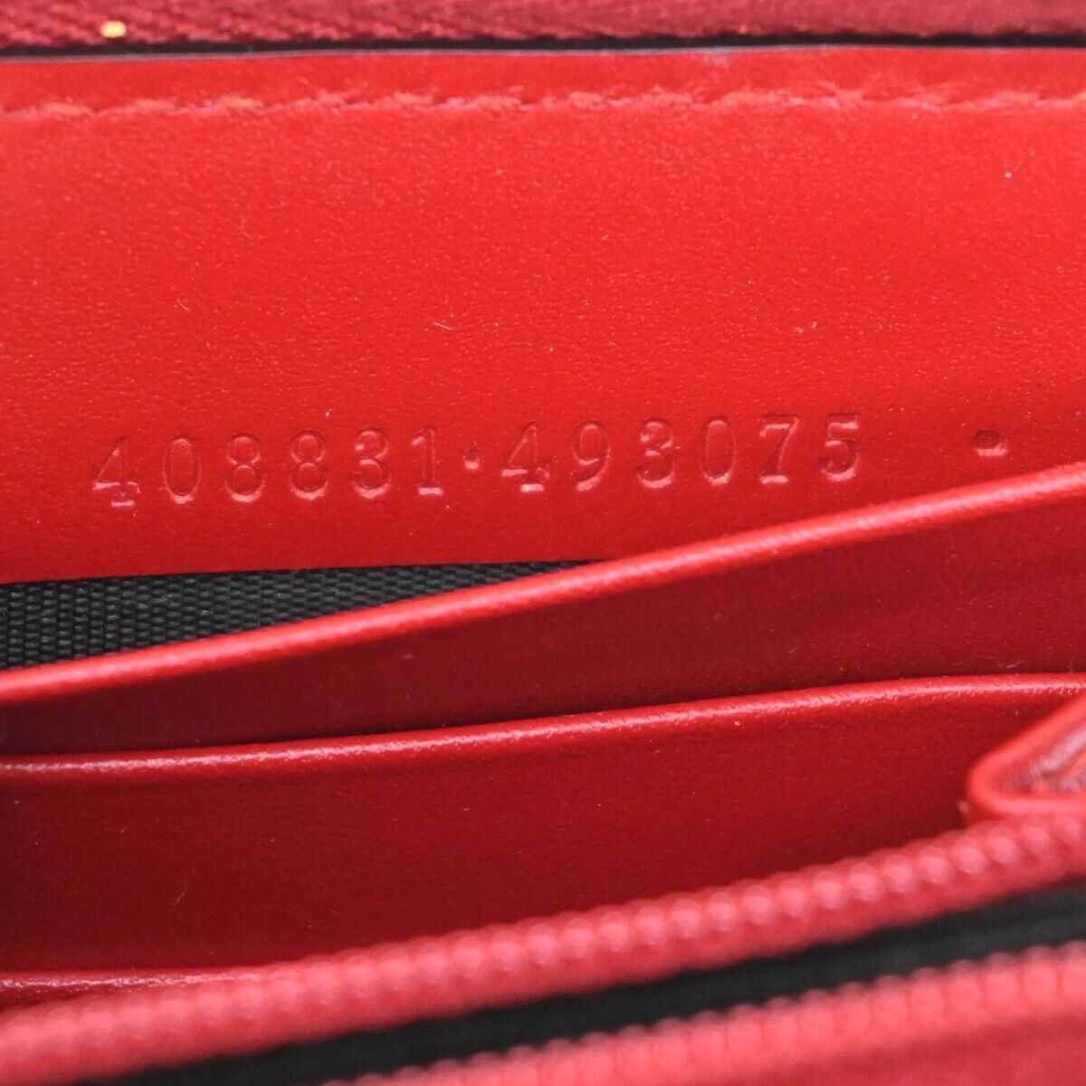 Gucci ssima Red Leather Wallet (Pre-Owned) Size ONE SIZE - 9 Thumbnail