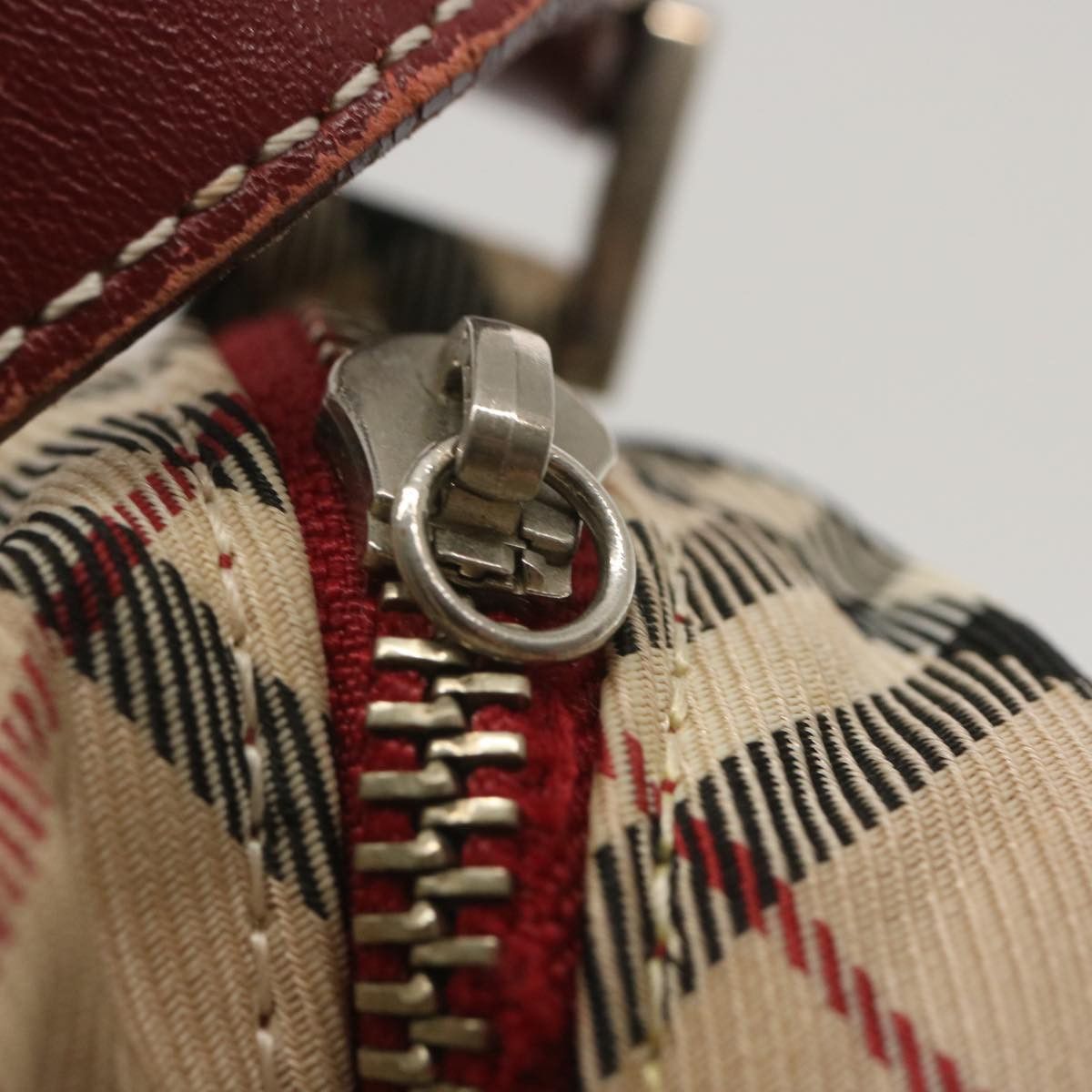 Burberry Nova Check Beige Canvas Shoulder Bag (Pre-Owned) Size ONE SIZE - 20 Thumbnail