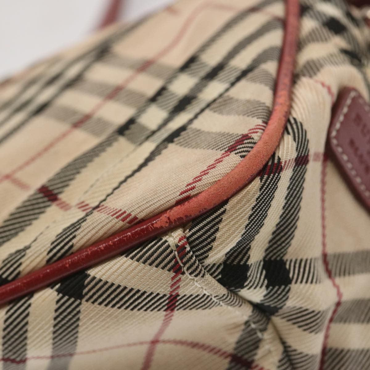 Burberry Nova Check Beige Canvas Shoulder Bag (Pre-Owned) Size ONE SIZE - 17 Thumbnail