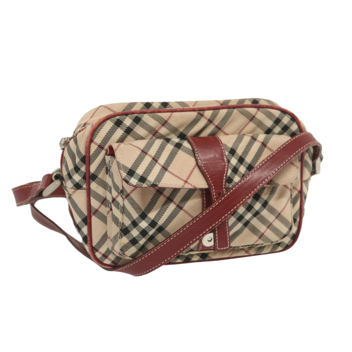 Burberry Nova Check Beige Canvas Shoulder Bag (Pre-Owned) Size ONE SIZE - 10 Thumbnail