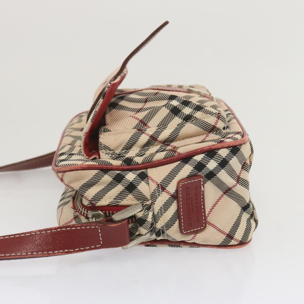 Burberry Nova Check Beige Canvas Shoulder Bag (Pre-Owned) Size ONE SIZE - 5 Thumbnail