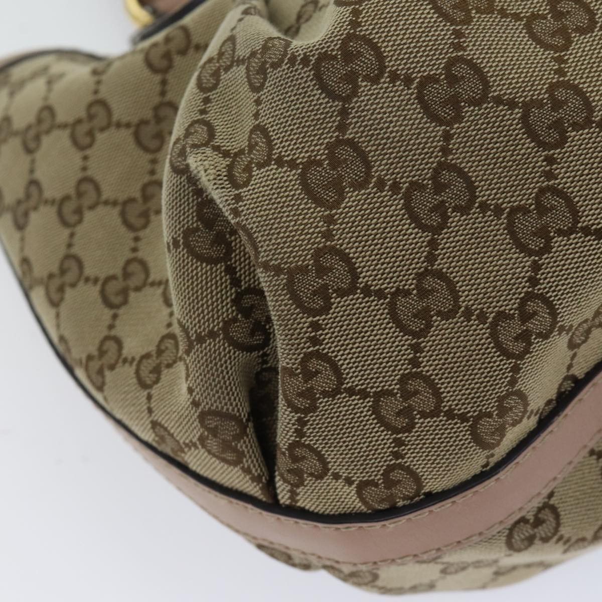 Gucci Scarlett Beige Canvas Handbag (Pre-Owned) Size ONE SIZE - 17 Thumbnail
