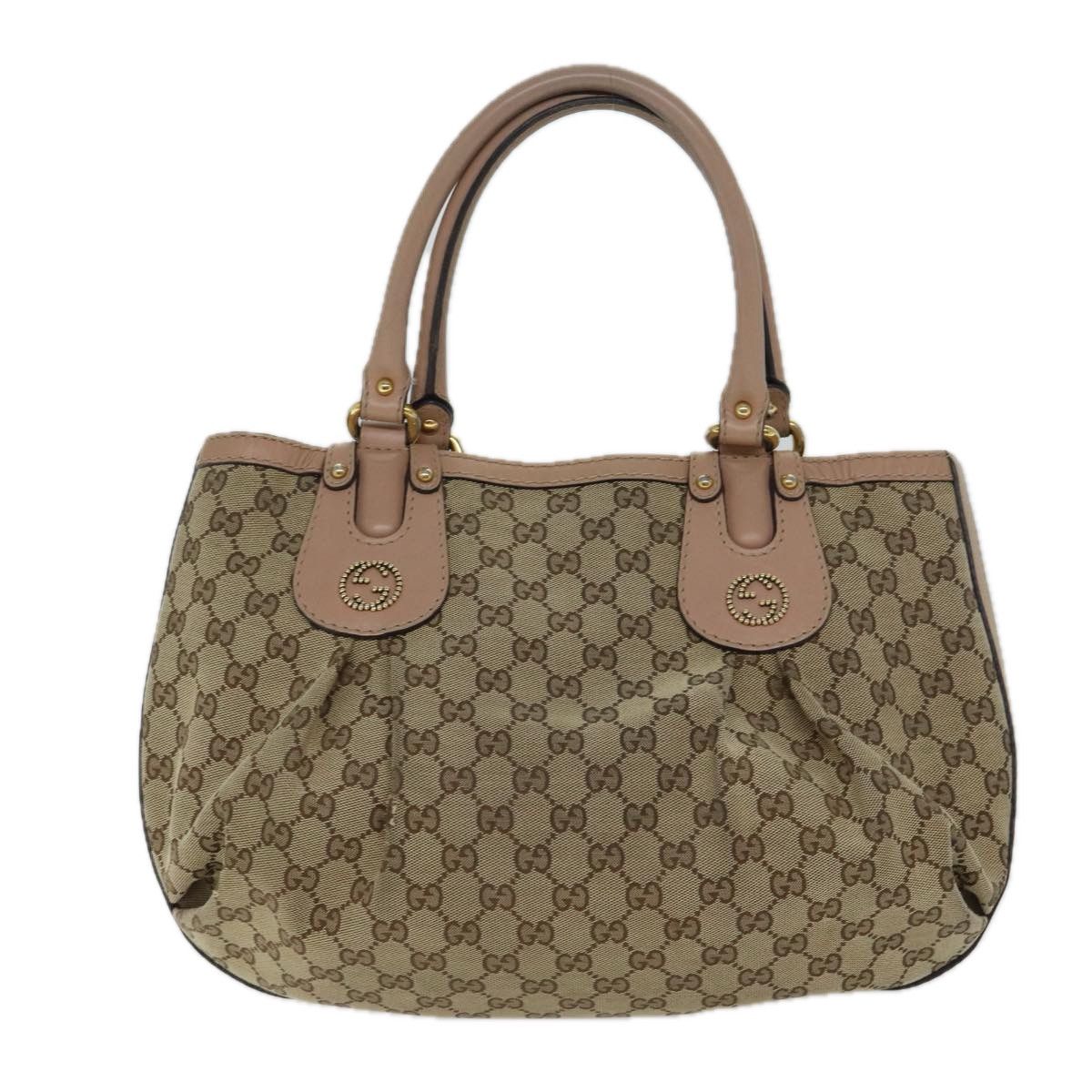 Gucci Scarlett Beige Canvas Handbag (Pre-Owned) Size ONE SIZE - 2 Thumbnail