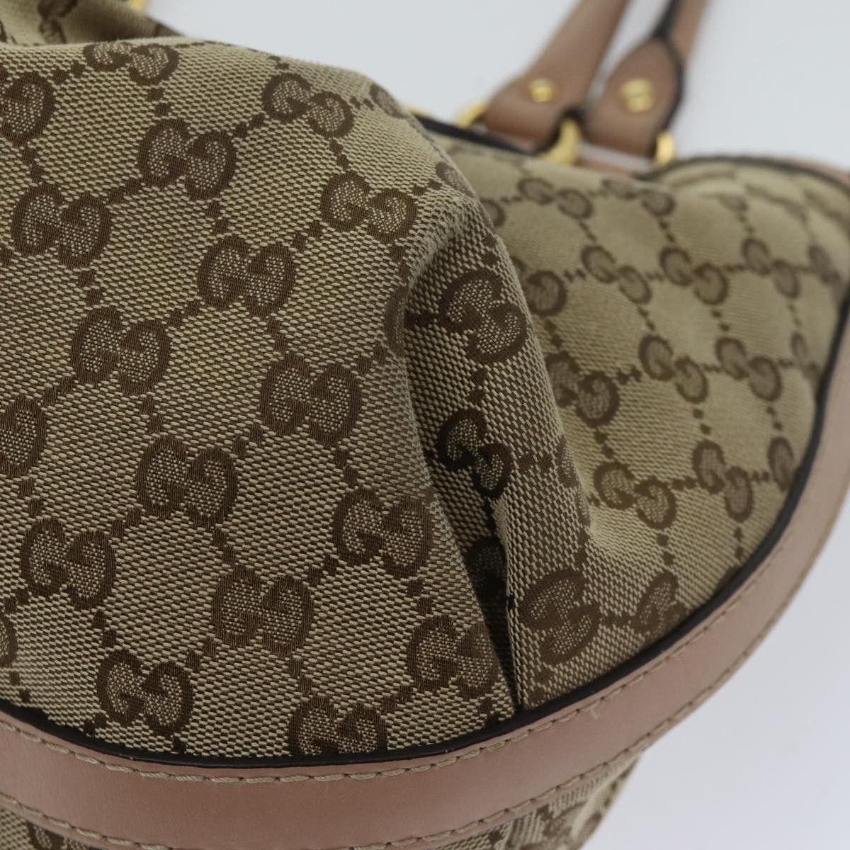 Gucci Scarlett Beige Canvas Handbag (Pre-Owned) Size ONE SIZE - 16 Thumbnail
