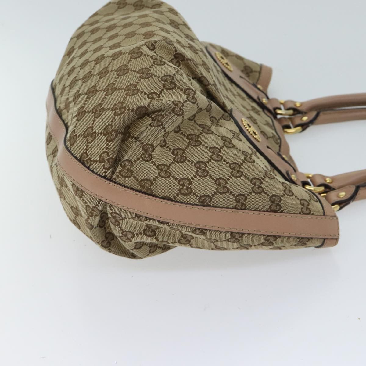 Gucci Scarlett Beige Canvas Handbag (Pre-Owned) Size ONE SIZE - 13 Thumbnail
