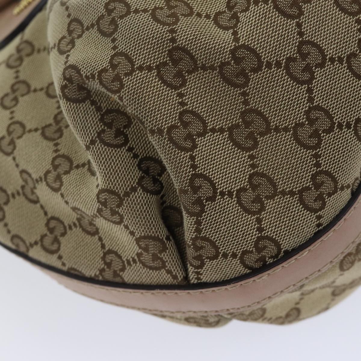 Gucci Scarlett Beige Canvas Handbag (Pre-Owned) Size ONE SIZE - 18 Thumbnail