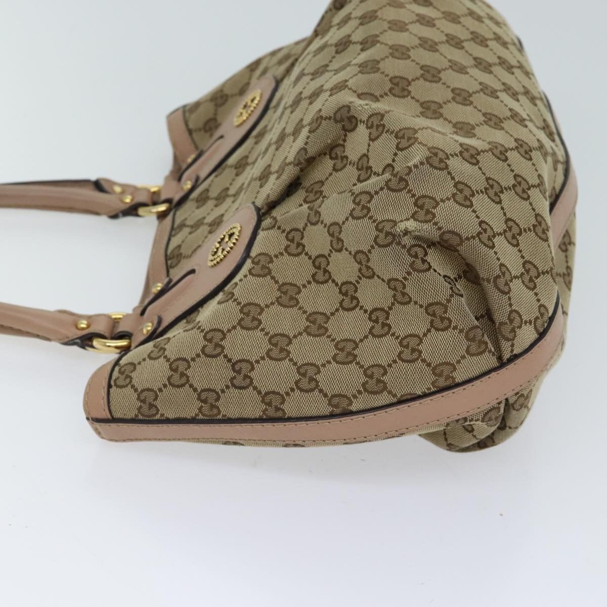 Gucci Scarlett Beige Canvas Handbag (Pre-Owned) Size ONE SIZE - 10 Thumbnail