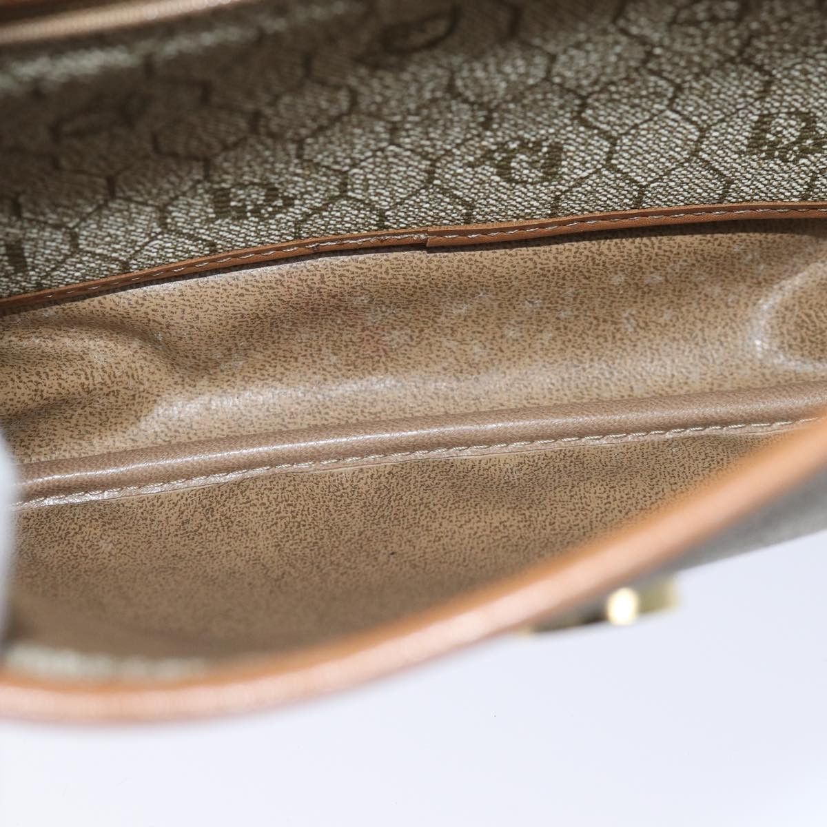 Dior Honeycomb Beige Canvas Shoulder Bag (Pre-Owned) Size ONE SIZE - 5 Thumbnail
