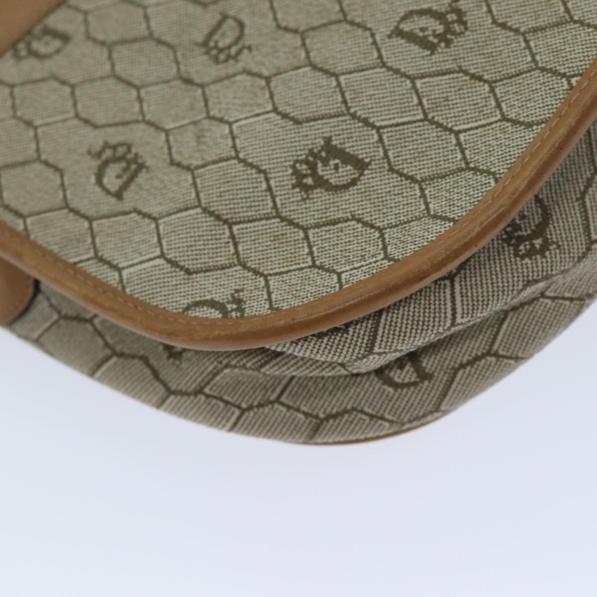 Dior Honeycomb Beige Canvas Shoulder Bag (Pre-Owned) Size ONE SIZE - 17 Thumbnail