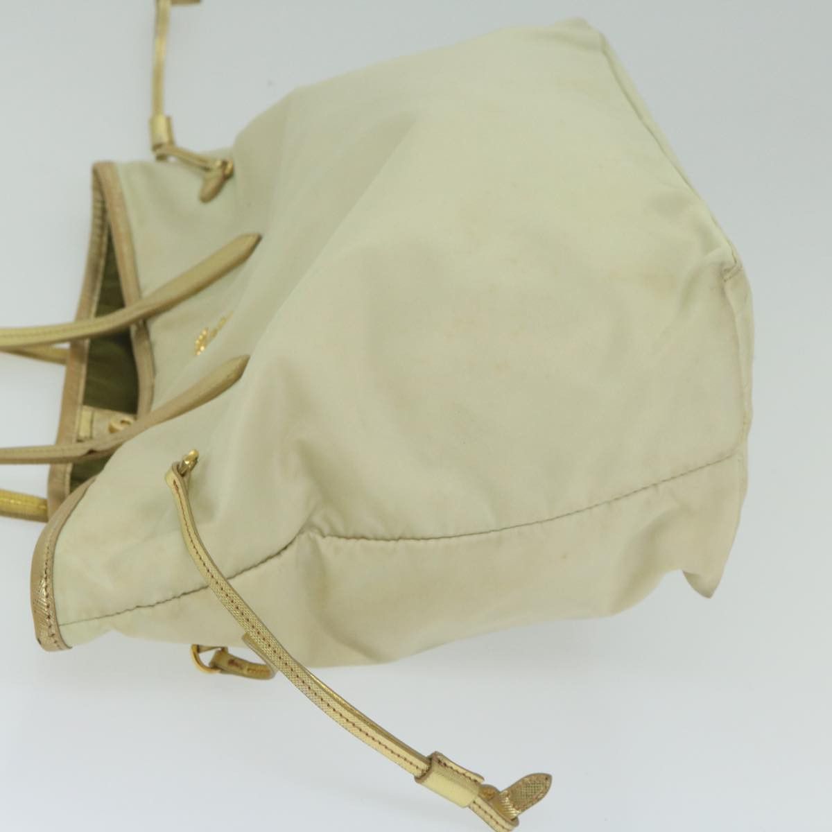Prada Tessuto Ecru Synthetic Tote Bag (Pre-Owned) Size ONE SIZE - 10 Thumbnail
