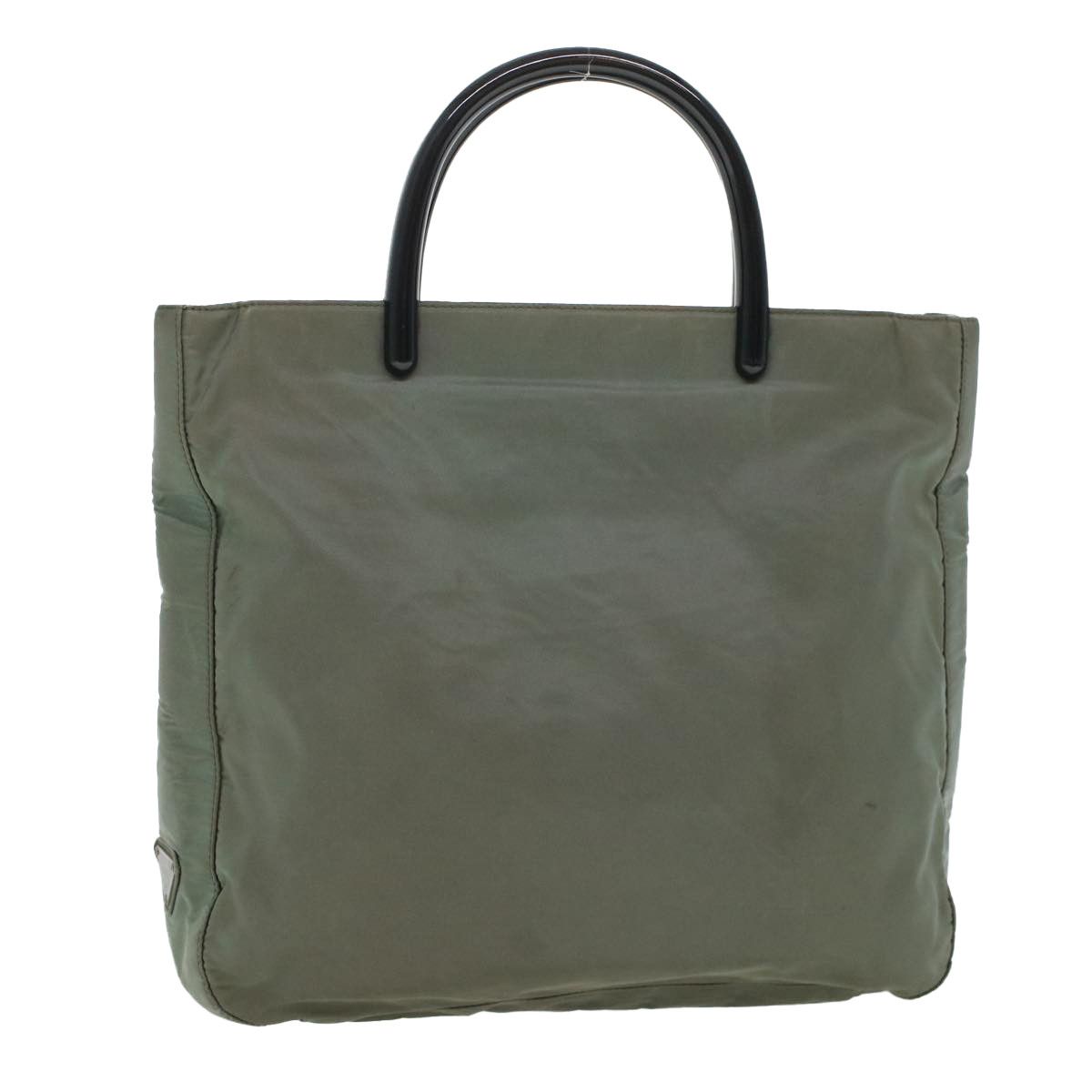 Prada Grey Synthetic Handbag (Pre-Owned) Size ONE SIZE - 2 Thumbnail
