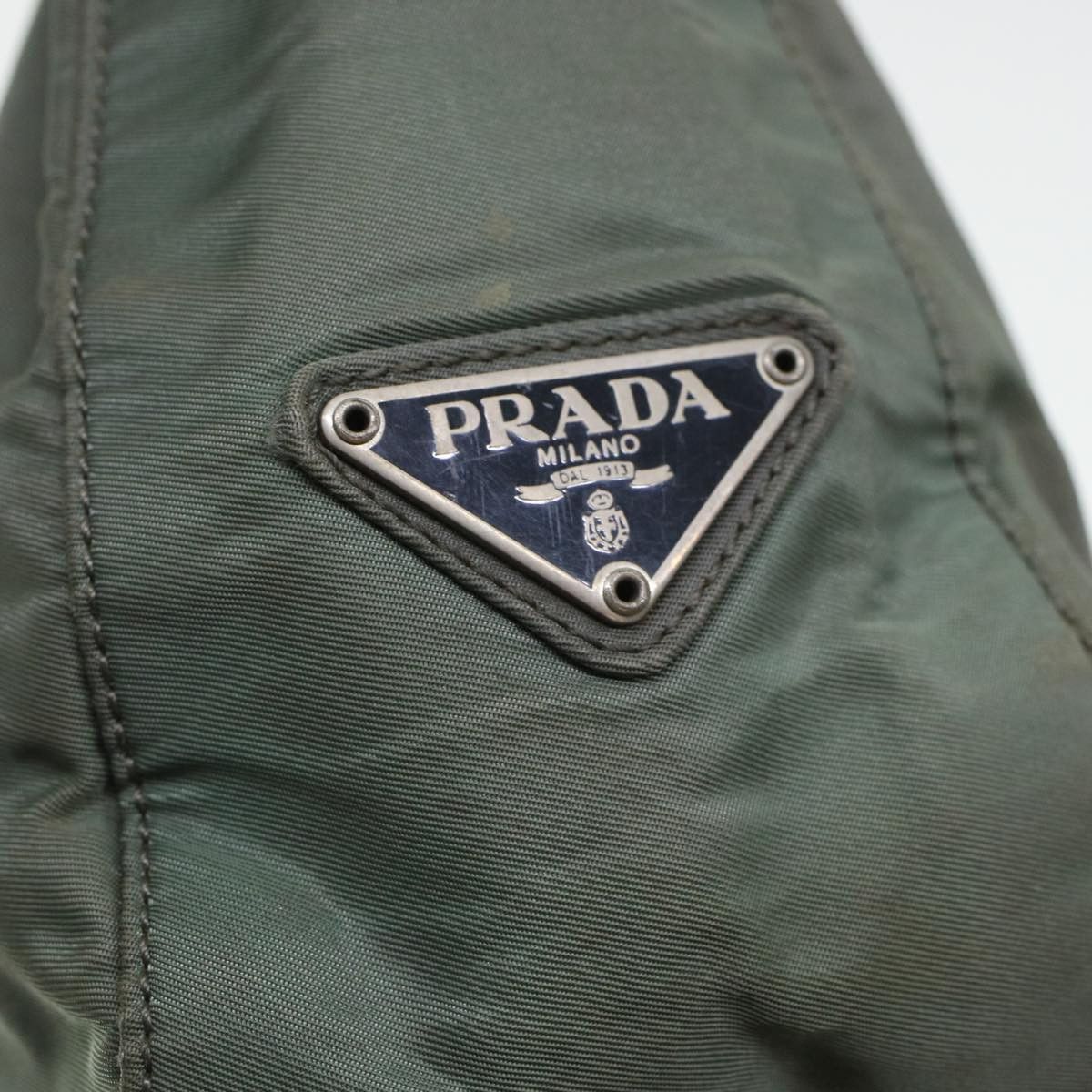 Prada Grey Synthetic Handbag (Pre-Owned) Size ONE SIZE - 18 Thumbnail