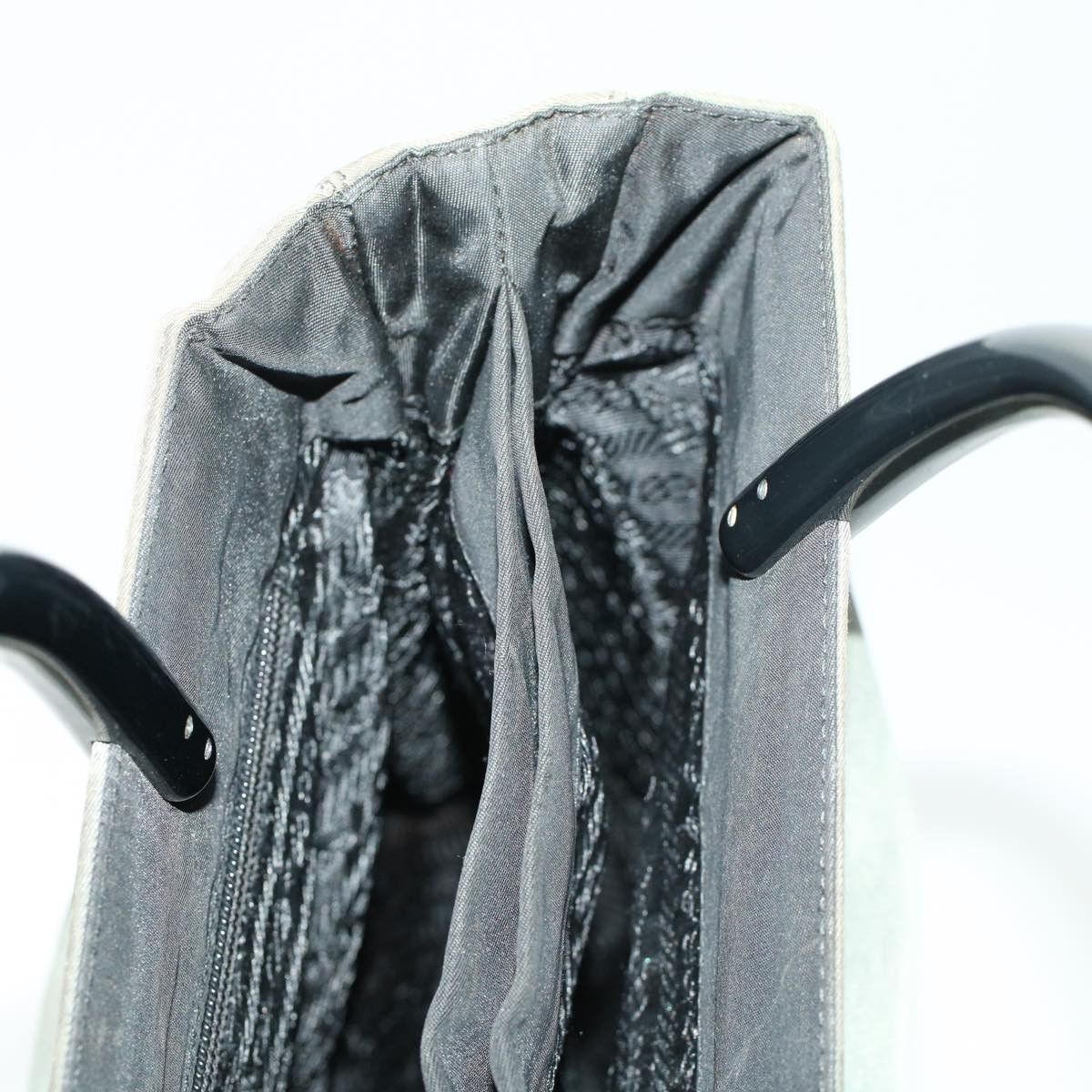 Prada Grey Synthetic Handbag (Pre-Owned) Size ONE SIZE - 20 Thumbnail