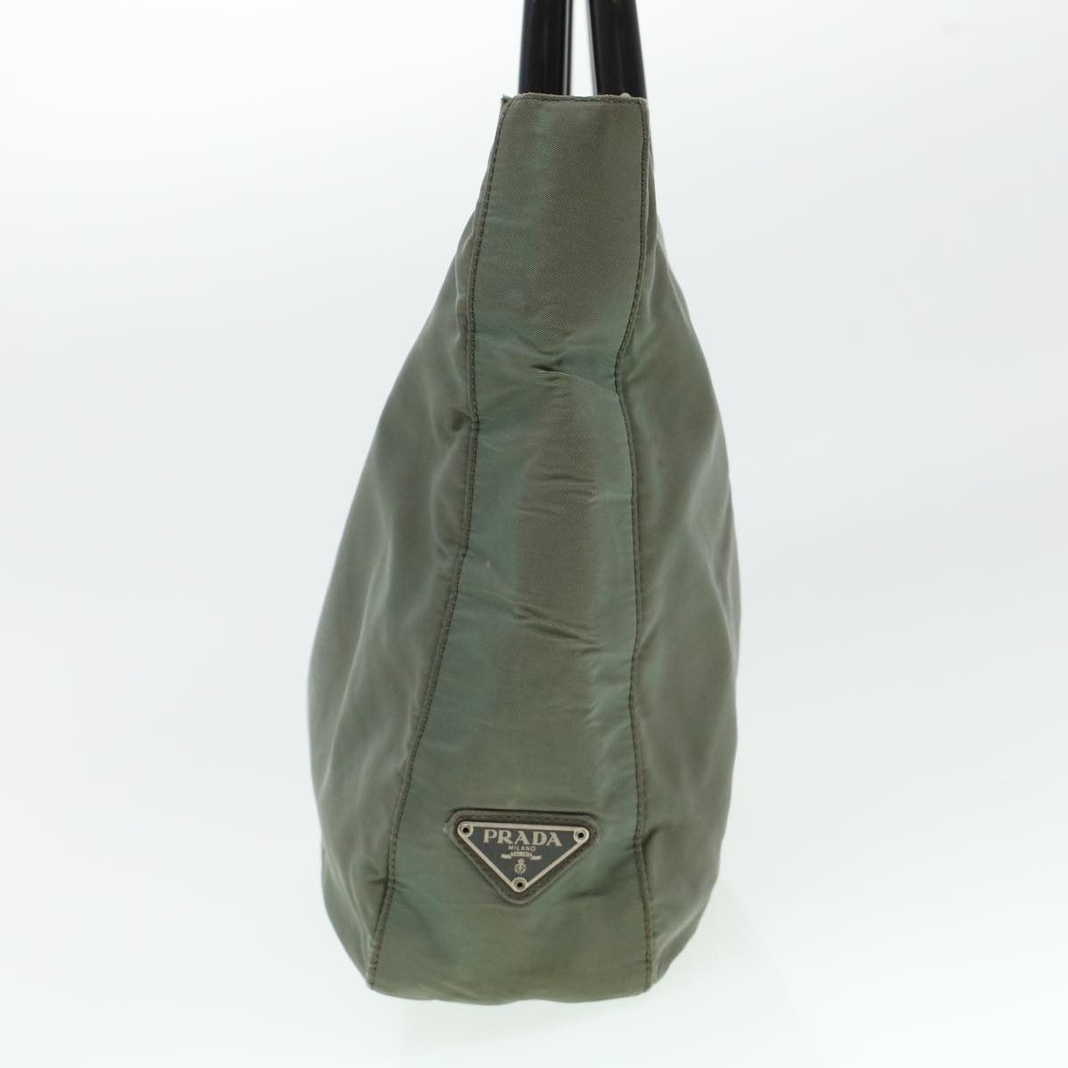 Prada Grey Synthetic Handbag (Pre-Owned) Size ONE SIZE - 13 Thumbnail