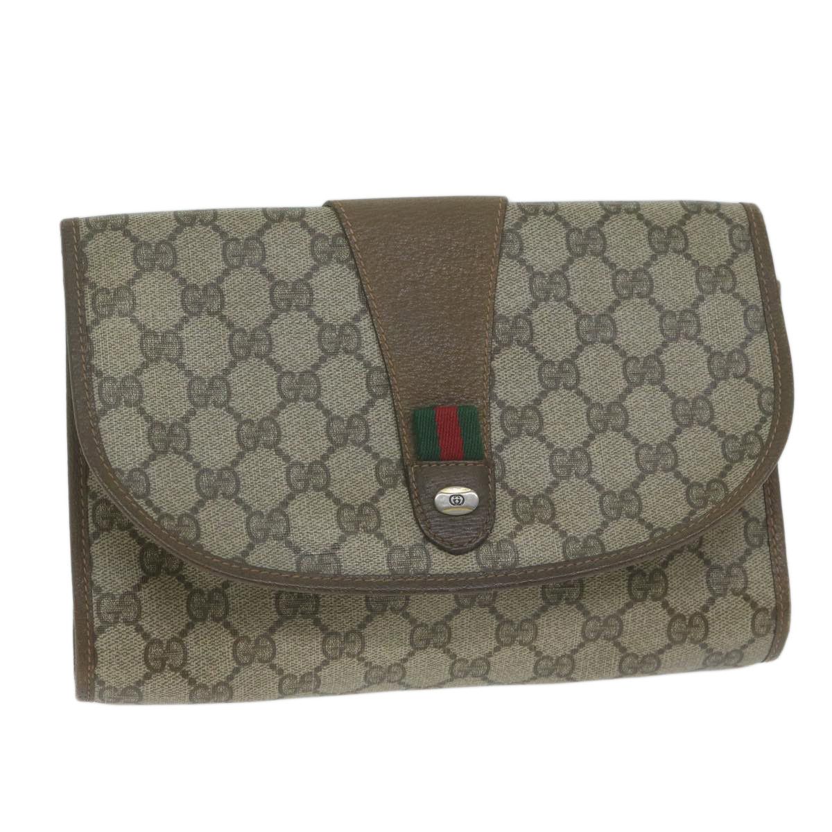 Gucci Ophidia Beige Canvas Clutch Bag (Pre-Owned) Size ONE SIZE - 8 Thumbnail