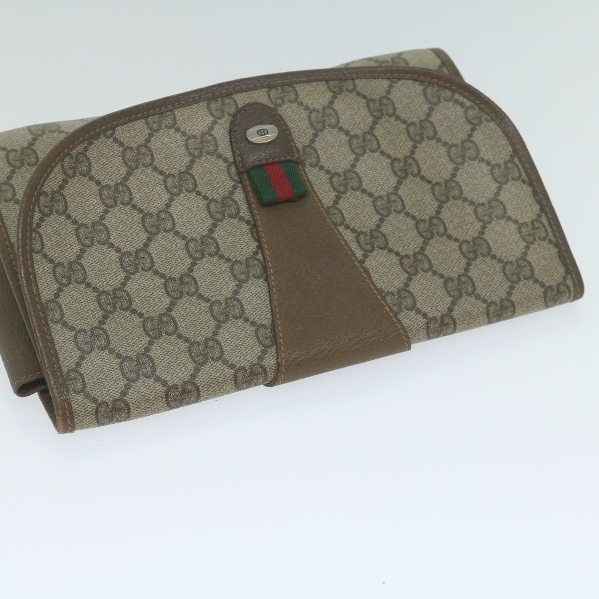 Gucci Ophidia Beige Canvas Clutch Bag (Pre-Owned) Size ONE SIZE - 4 Thumbnail