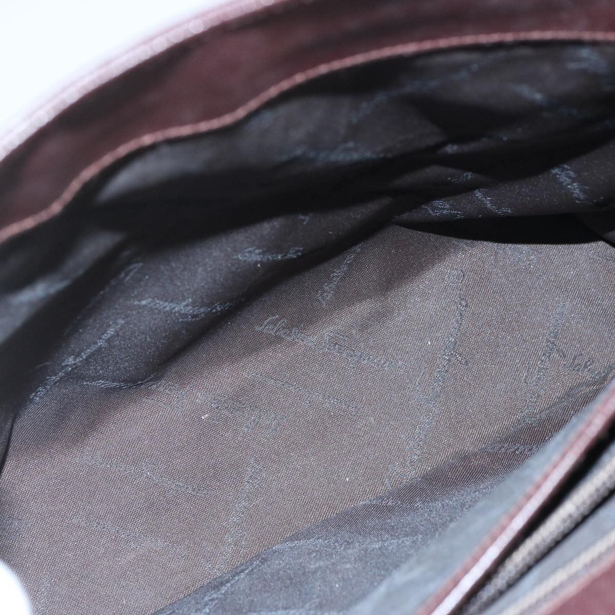 Salvatore Ferragamo Gancini Brown Leather Handbag (Pre-Owned) Size ONE SIZE - 5 Thumbnail