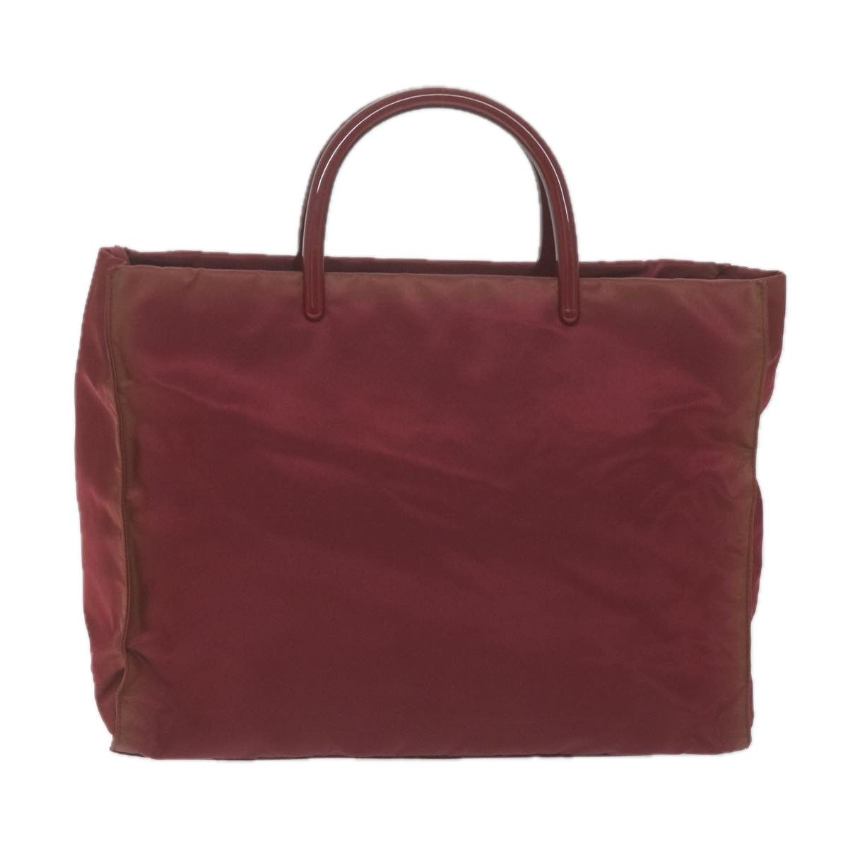 Prada Tessuto Burgundy Synthetic Handbag (Pre-Owned) Size ONE SIZE - 2 Thumbnail