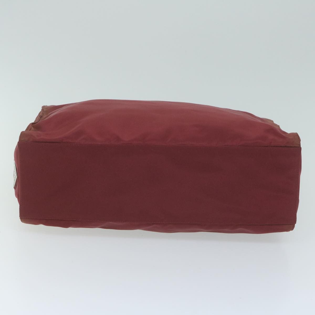 Prada Tessuto Burgundy Synthetic Handbag (Pre-Owned) Size ONE SIZE - 3 Thumbnail