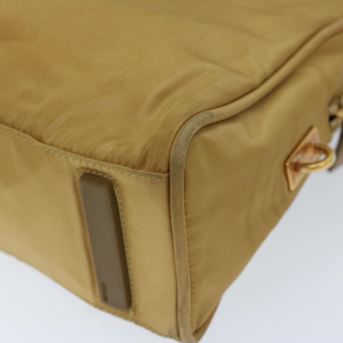Prada Tessuto Beige Canvas Handbag (Pre-Owned) Size ONE SIZE - 16 Thumbnail
