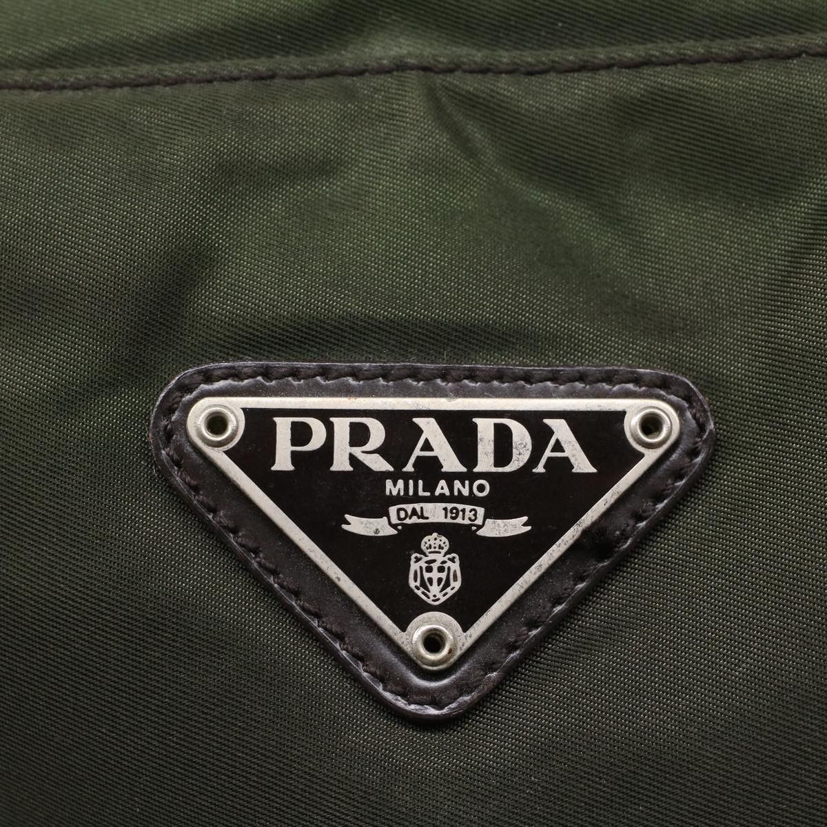 Prada Green Synthetic Handbag (Pre-Owned) Size ONE SIZE - 18 Thumbnail
