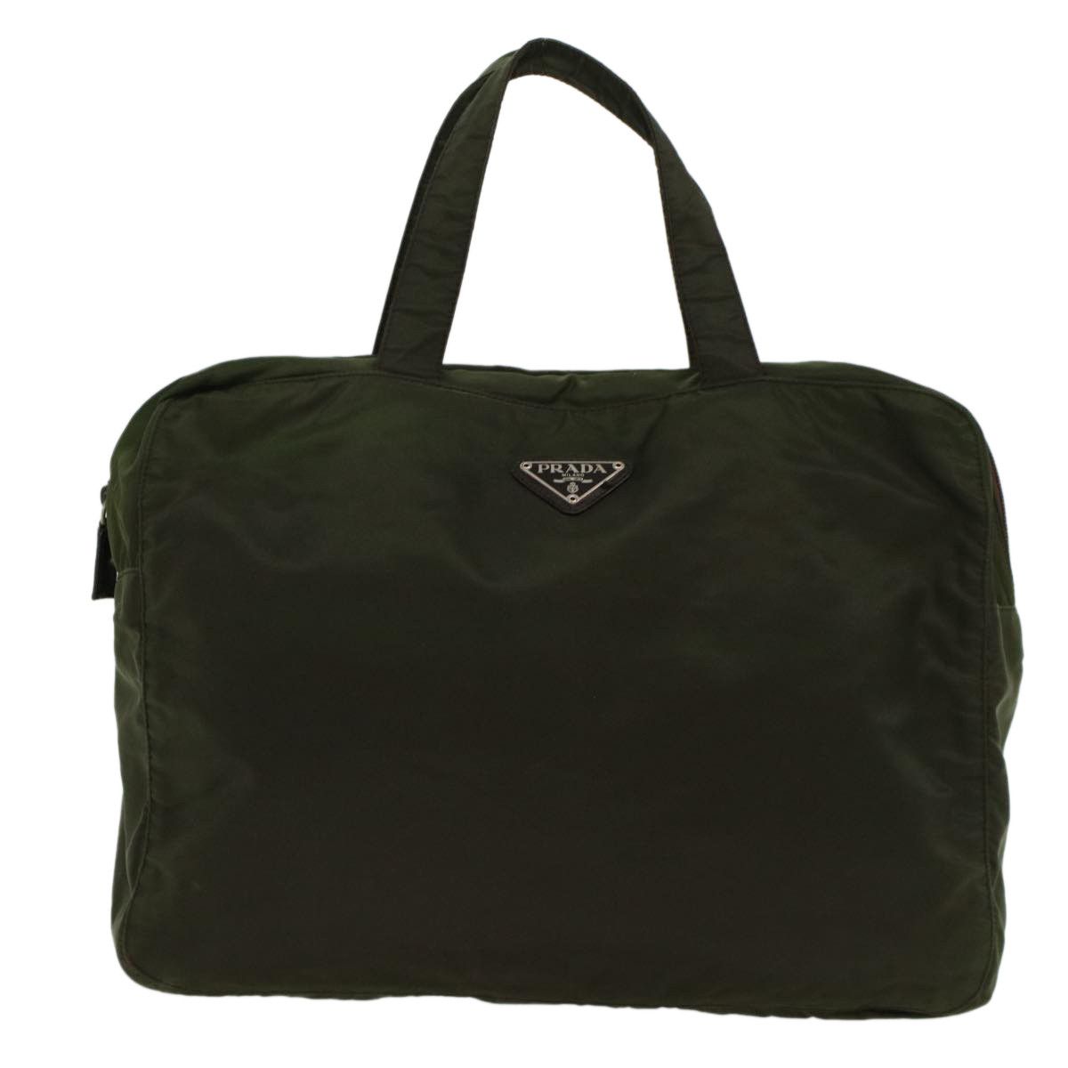 Prada Green Synthetic Handbag (Pre-Owned) Size ONE SIZE - 19 Thumbnail