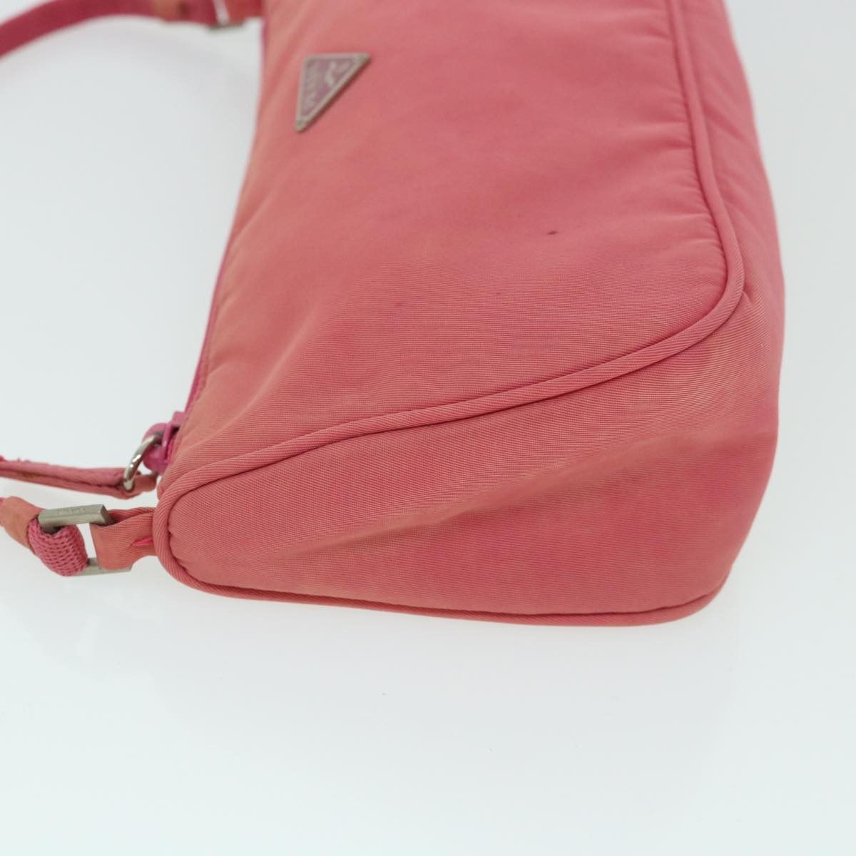 Prada Tessuto Pink Synthetic Handbag (Pre-Owned) Size ONE SIZE - 9 Thumbnail