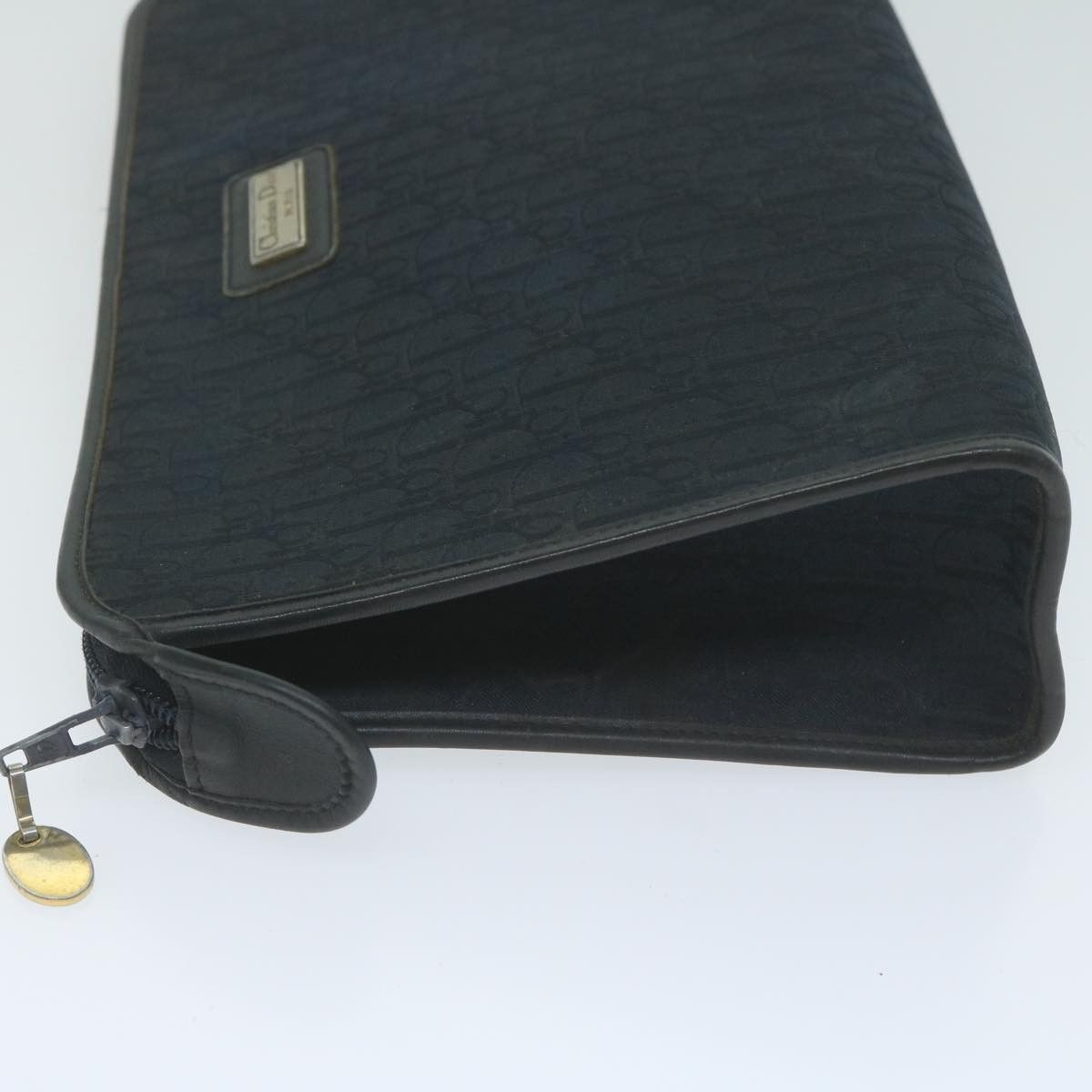 Dior Navy Canvas Clutch Bag (Pre-Owned) Size ONE SIZE - 8 Thumbnail