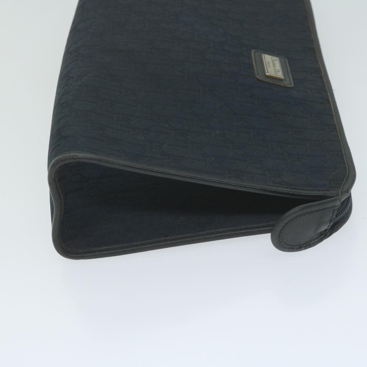 Dior Navy Canvas Clutch Bag (Pre-Owned) Size ONE SIZE - 7 Thumbnail