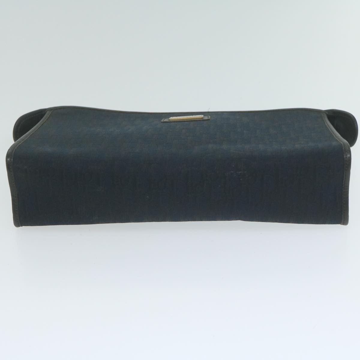 Dior Navy Canvas Clutch Bag (Pre-Owned) Size ONE SIZE - 3 Thumbnail