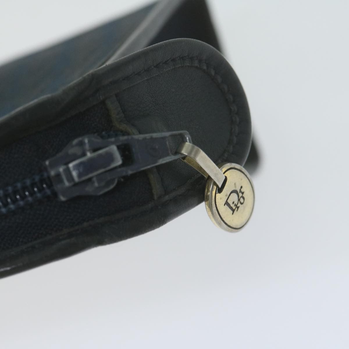 Dior Navy Canvas Clutch Bag (Pre-Owned) Size ONE SIZE - 14 Thumbnail