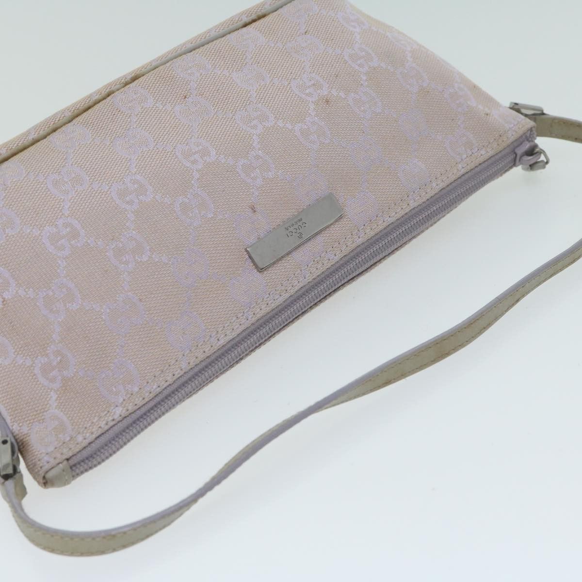 Gucci Gg Canvas Purple Canvas Handbag (Pre-Owned) Size ONE SIZE - 4 Thumbnail