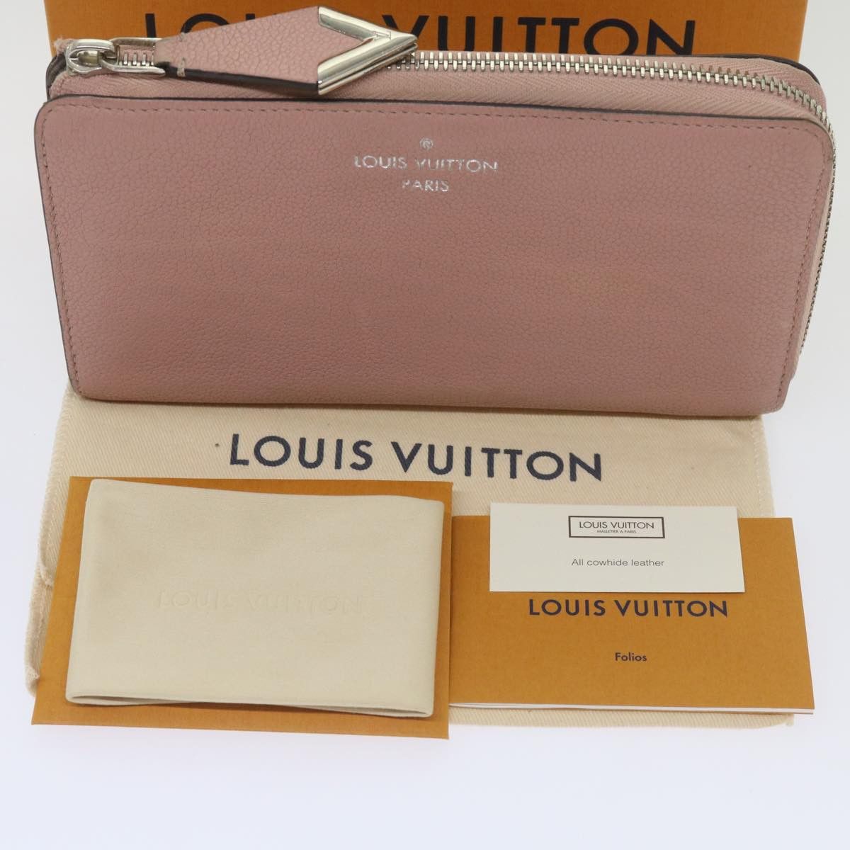 Louis Vuitton Comete Pink Leather Wallet (Pre-Owned) Size ONE SIZE - 7 Thumbnail