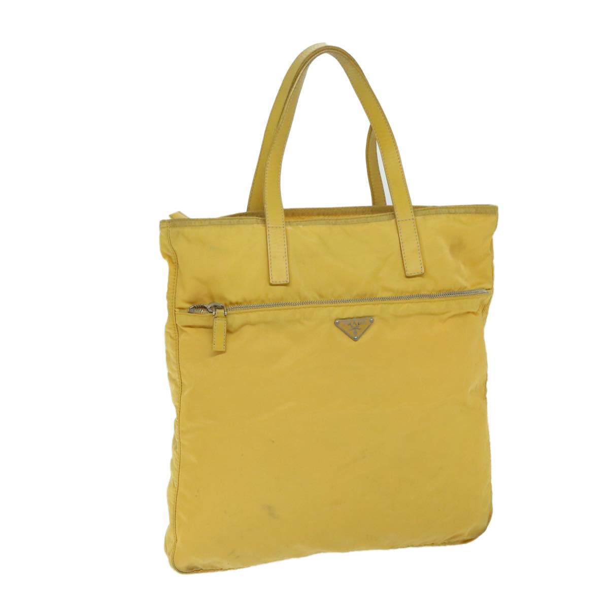 Prada Tessuto Yellow Synthetic Tote Bag (Pre-Owned) Size ONE SIZE - 15 Thumbnail