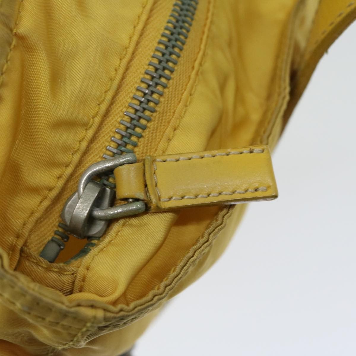 Prada Tessuto Yellow Synthetic Tote Bag (Pre-Owned) Size ONE SIZE - 20 Thumbnail