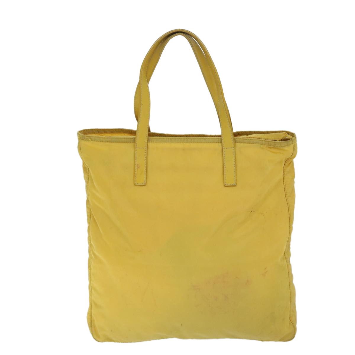Prada Tessuto Yellow Synthetic Tote Bag (Pre-Owned) Size ONE SIZE - 2 Thumbnail