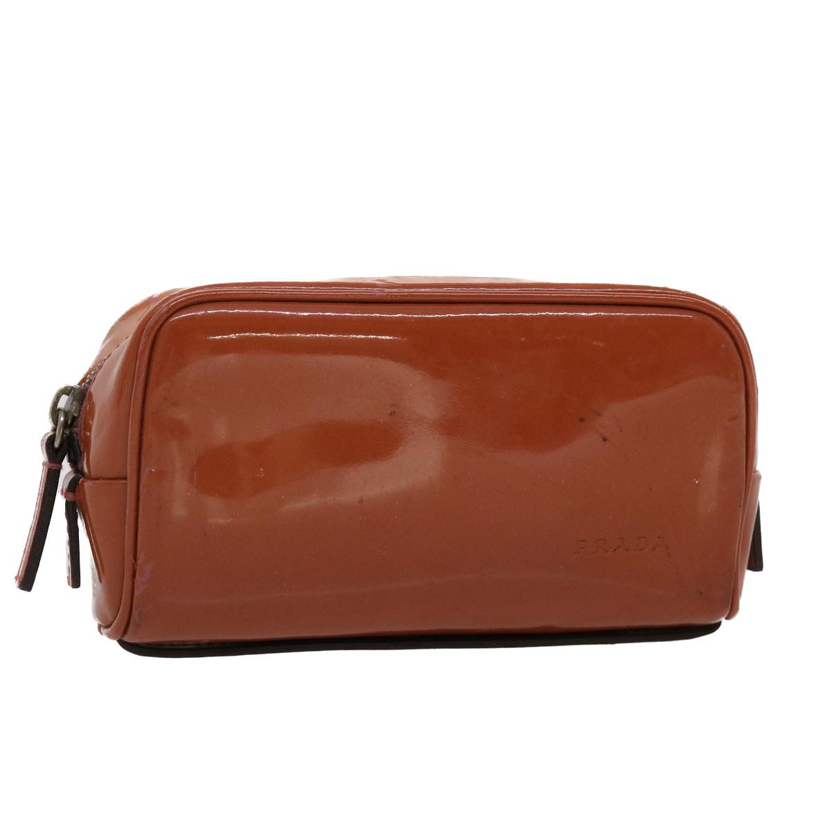Prada Brown Patent Leather Clutch Bag (Pre-Owned) Size ONE SIZE - 11 Thumbnail