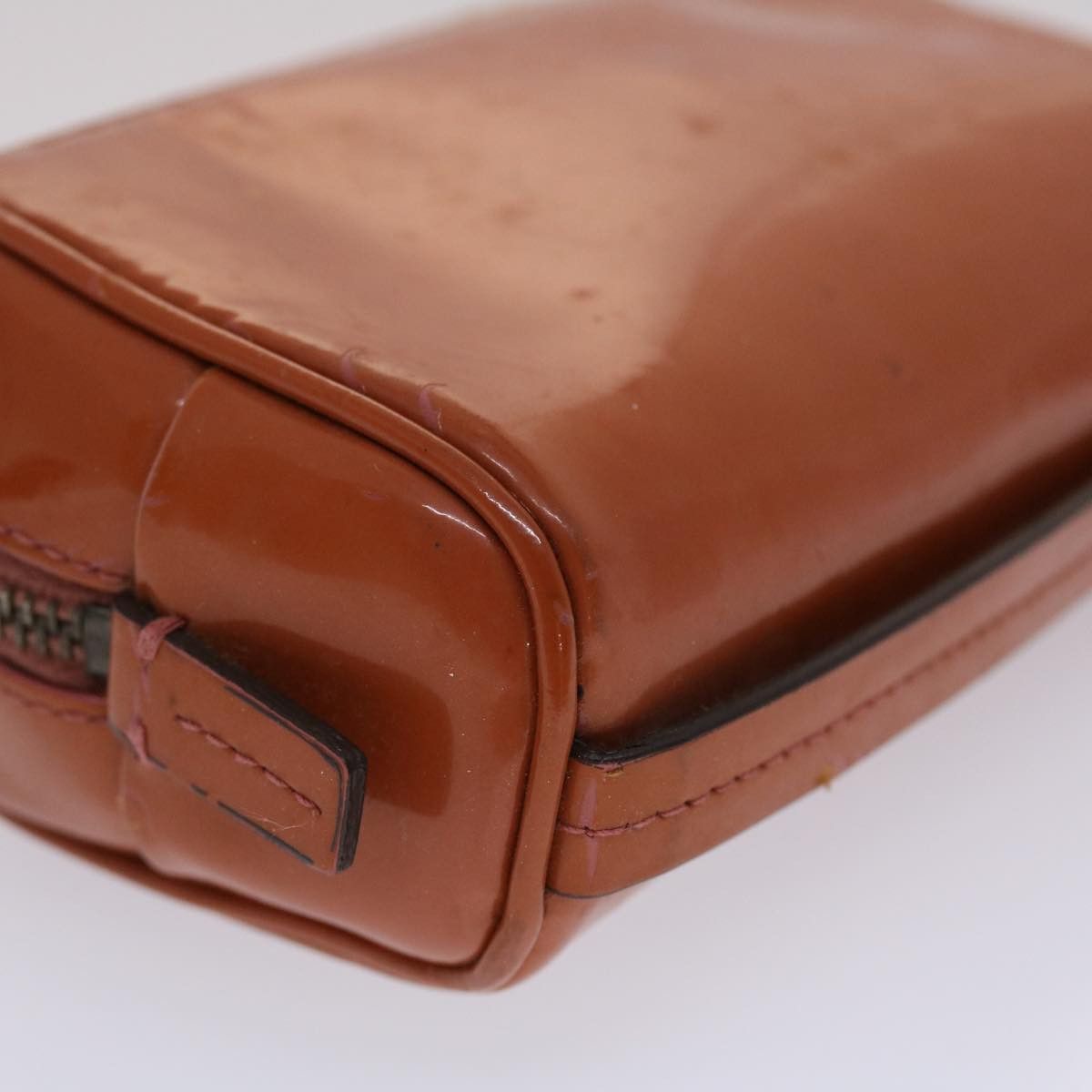 Prada Brown Patent Leather Clutch Bag (Pre-Owned) Size ONE SIZE - 16 Thumbnail