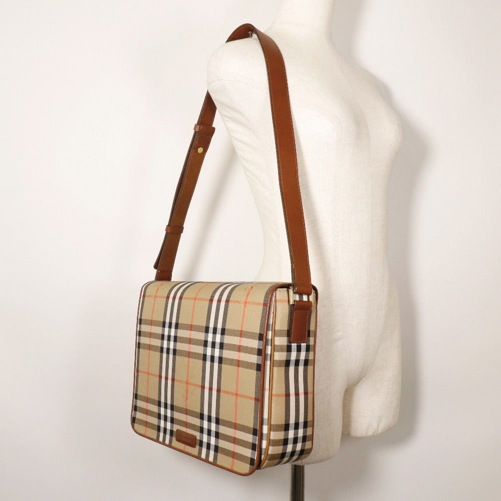 Burberry Beige Canvas Shoulder Bag (Pre-Owned) Size ONE SIZE - 8 Thumbnail