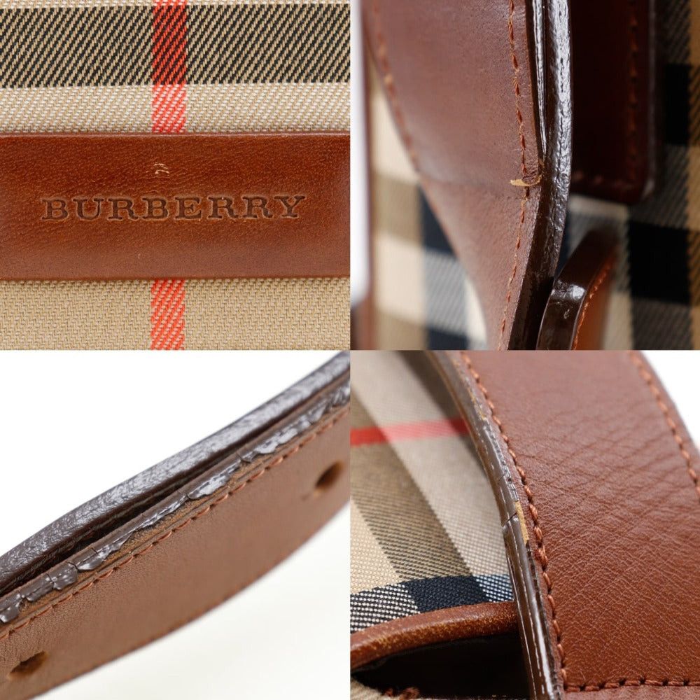 Burberry Beige Canvas Shoulder Bag (Pre-Owned) Size ONE SIZE - 5 Thumbnail