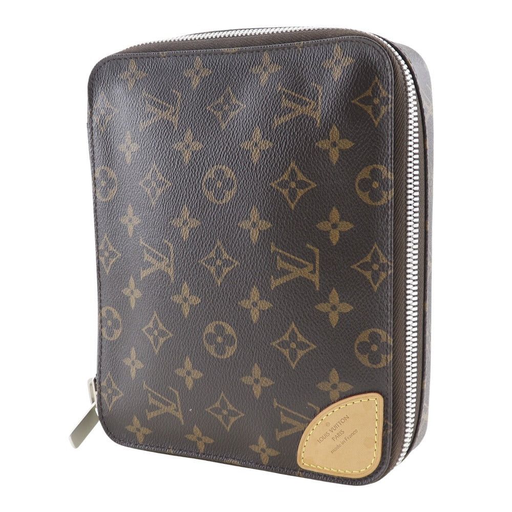 Louis Vuitton Horizon Brown Canvas Clutch Bag (Pre-Owned) Size ONE SIZE - 3 Thumbnail