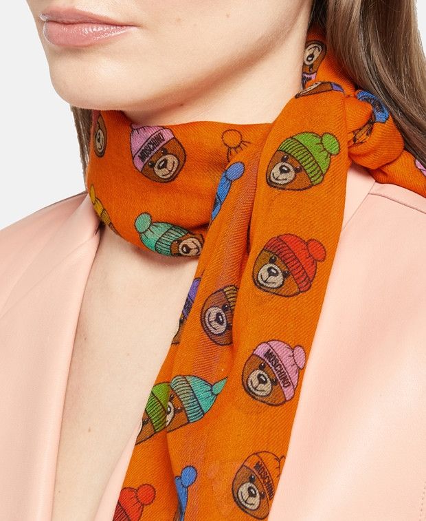 Moschino Wool scarf Size ONE SIZE - 2 Thumbnail