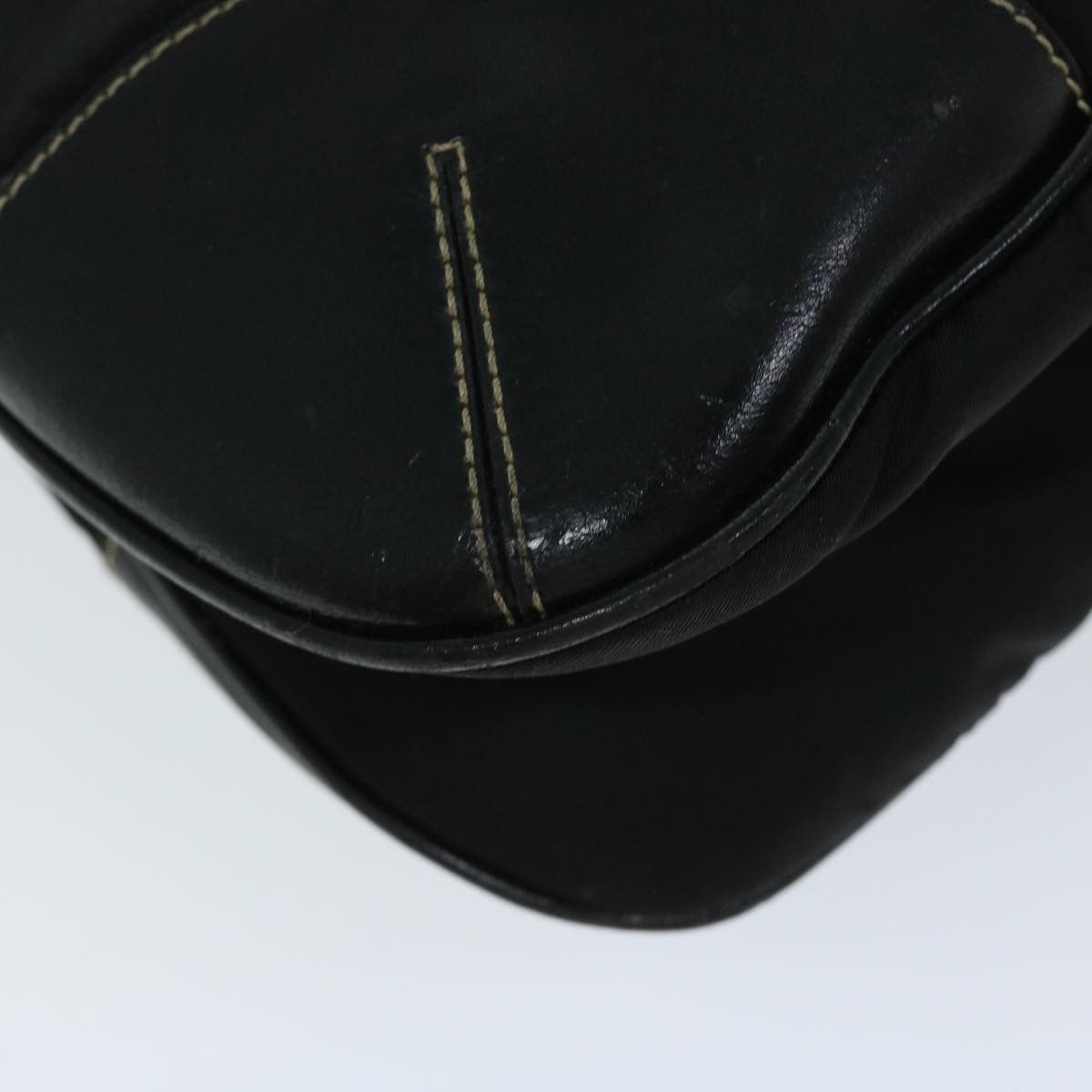 Prada Tessuto Black Canvas Shoulder Bag (Pre-Owned) Size ONE SIZE - 18 Thumbnail