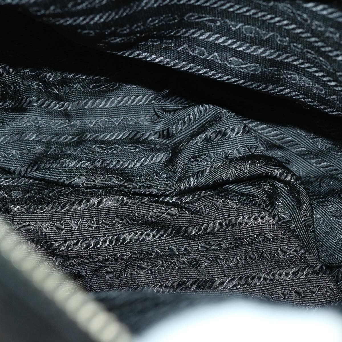 Prada Tessuto Black Canvas Shoulder Bag (Pre-Owned) Size ONE SIZE - 5 Thumbnail