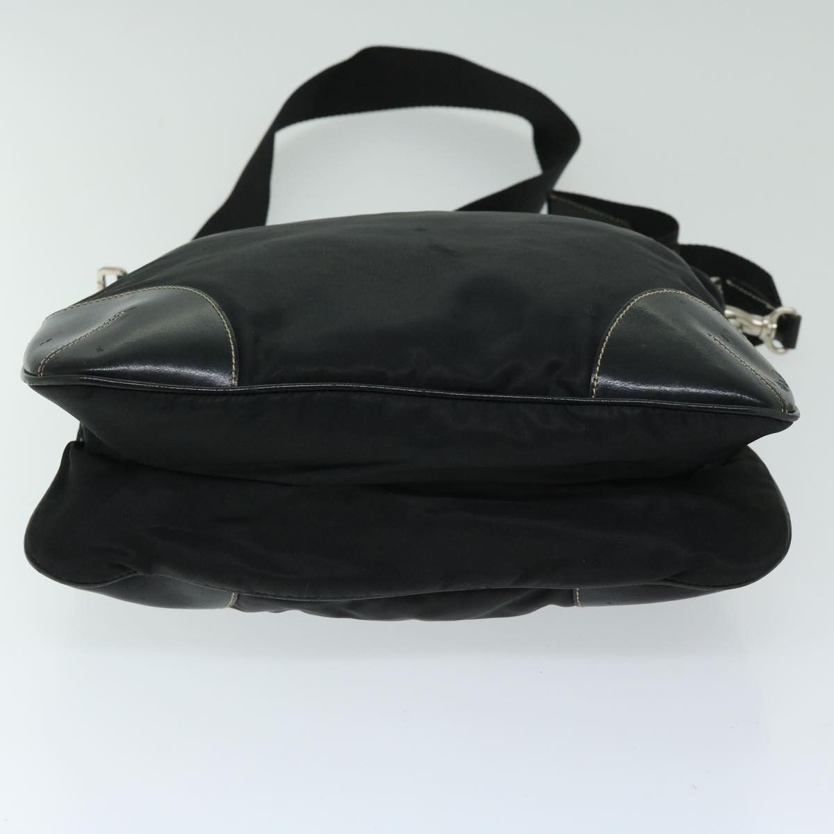 Prada Tessuto Black Canvas Shoulder Bag (Pre-Owned) Size ONE SIZE - 3 Thumbnail