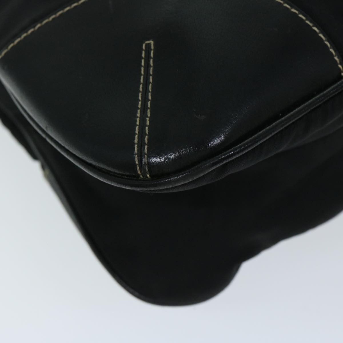 Prada Tessuto Black Canvas Shoulder Bag (Pre-Owned) Size ONE SIZE - 16 Thumbnail