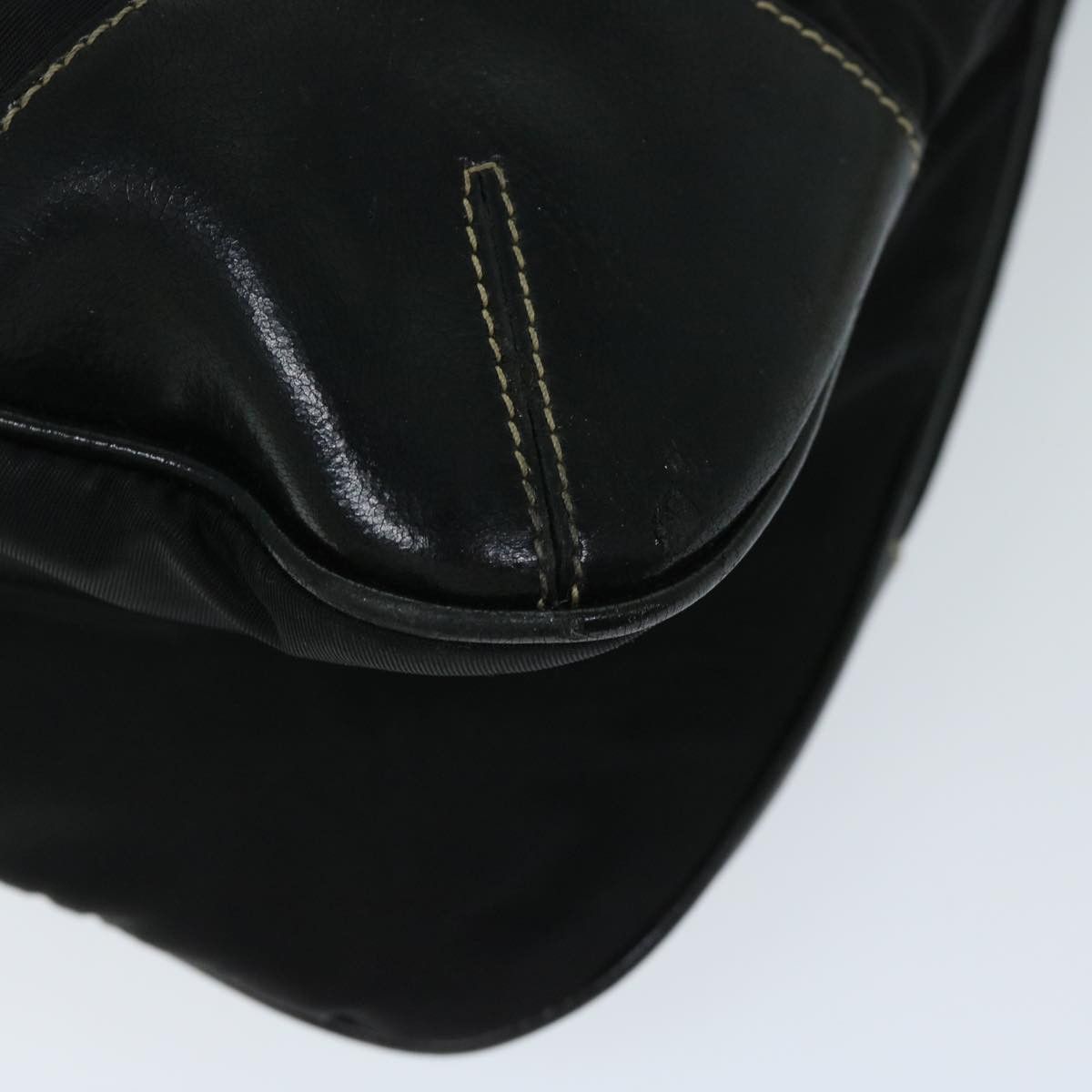 Prada Tessuto Black Canvas Shoulder Bag (Pre-Owned) Size ONE SIZE - 17 Thumbnail